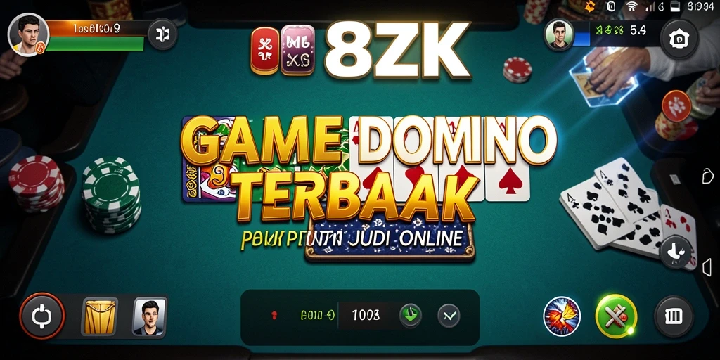 Tampilan gameplay domino yang seru dan interaktif.
