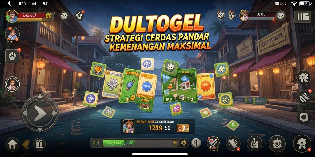 Screenshot gameplay DULTOGEL menampilkan perencanaan strategi yang mendetail.
