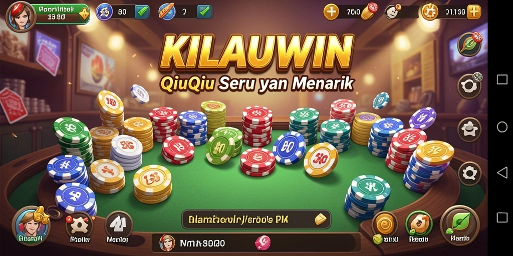 Tampilan gameplay KILAUWIN yang penuh keseruan QiuQiu.