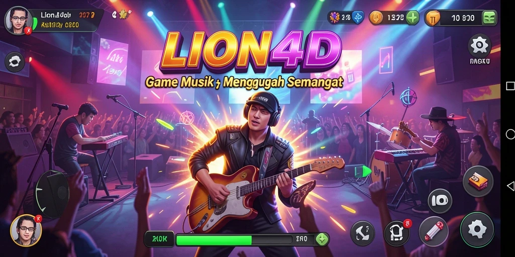 Tampilan gameplay seru dan interaktif dari LION4D.