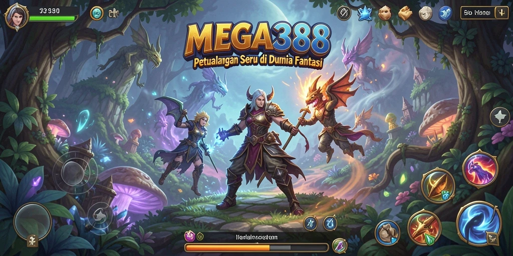Tangkapan layar MEGA388 menampilkan momen mendebarkan dalam petualangan fantastis.
