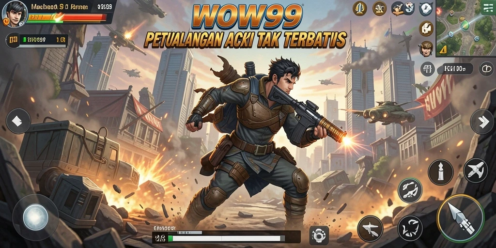 Screenshot WOW99 menunjukkan aksi seru dan grafis menawan.