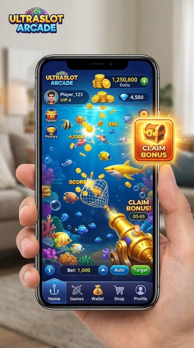 Proses pengunduhan aplikasi di ultraslot yang cepat dan efisien.