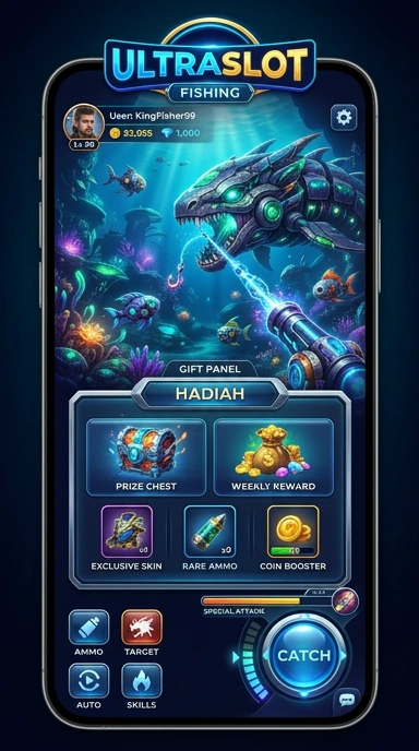 Menu kategori yang jelas dan terorganisir di ultraslot.